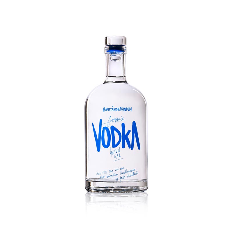 Anständigtrinken Vodka Organic 0,5l 40% vol.