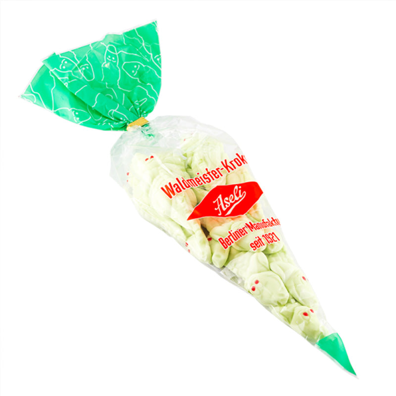 Aseli Waldmeister-Krokodile 75g Spitztüte