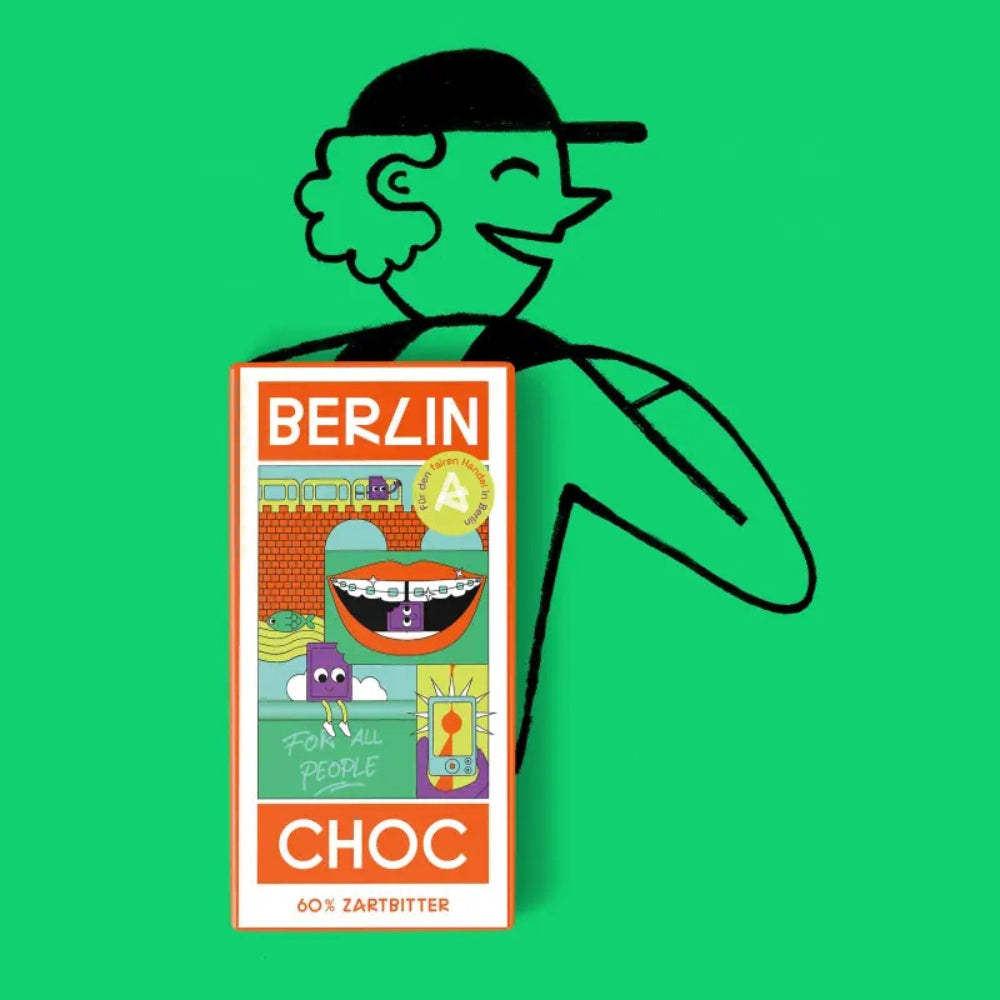 Berlin Choc Zartbitterschokolade mild Nr.2 100g BIO