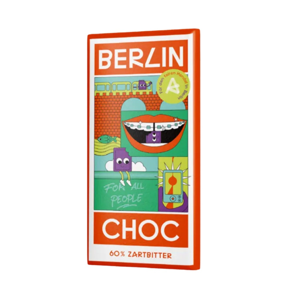 Berlin Choc Zartbitterschokolade mild Nr.2 100g BIO