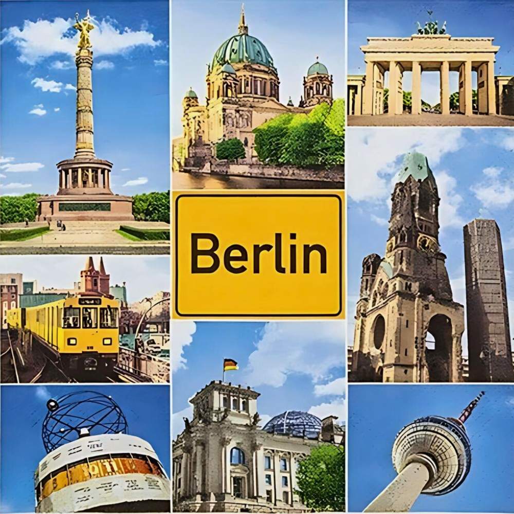 Berlin Servietten Berlin Sights 3-Lagig 33x33cm 20 Stück