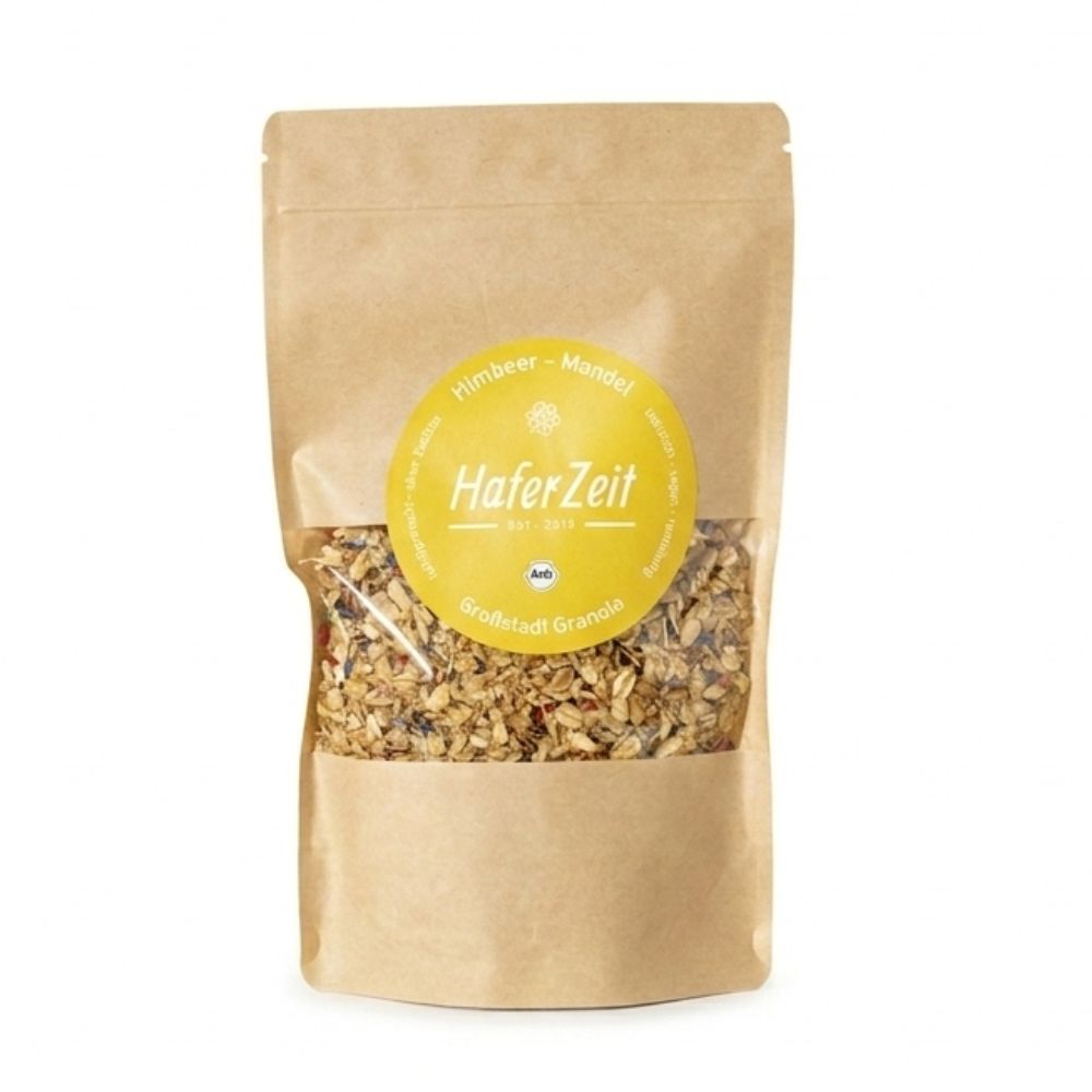 Haferzeit BIO Granola Himbeer-Mandel 300g