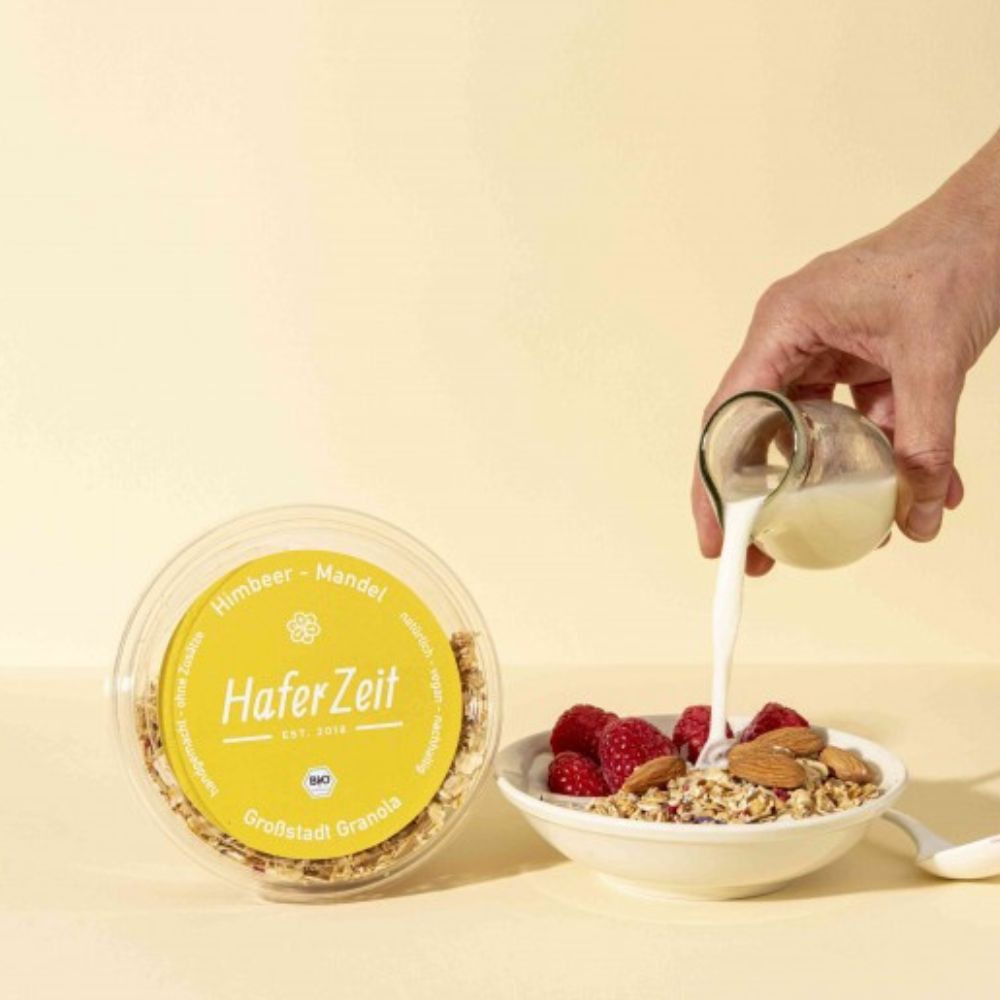 Haferzeit BIO Granola Himbeer-Mandel 300g