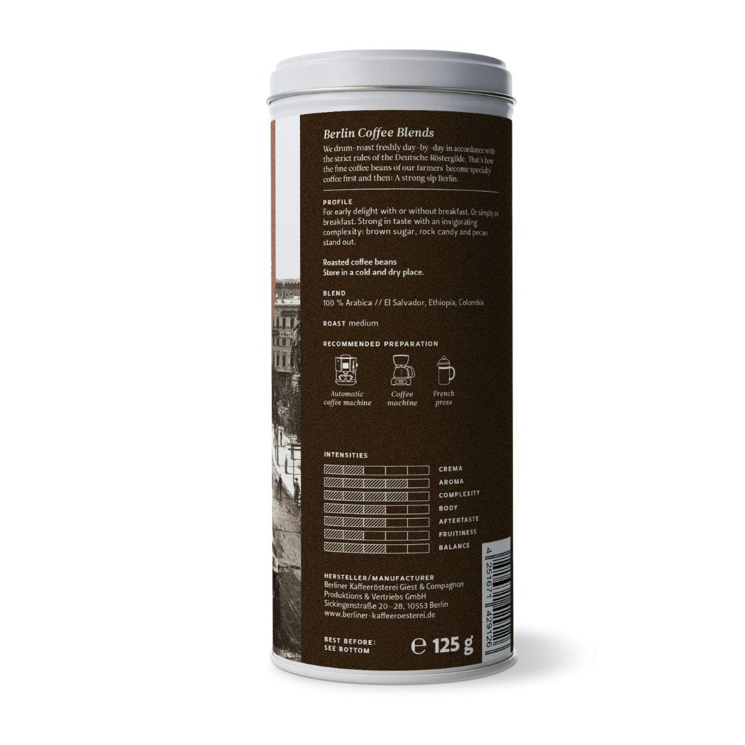 BKR Berliner Frühstückskaffee 125g Schmuckdose gemahlen