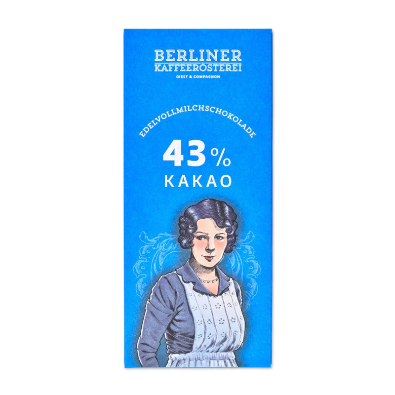 BKR Classic Line Edelvollmilch-Schokolade 43% Kakao 100g