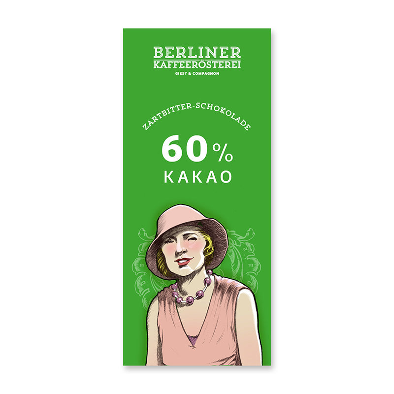 BKR Classic Line Zartbitter-Schokolade 60% Kakao 100g