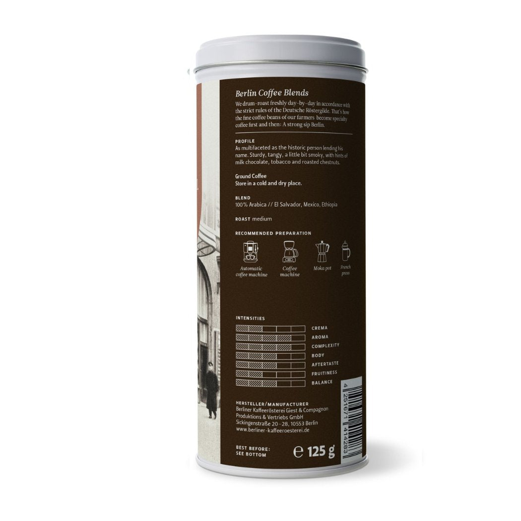 BKR König Friedrich Kaffee 125g Schmuckdose