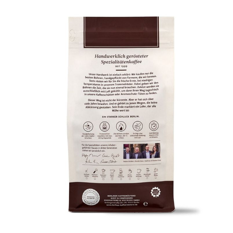BKR Weihnachtskaffee ganze Bohne 250g