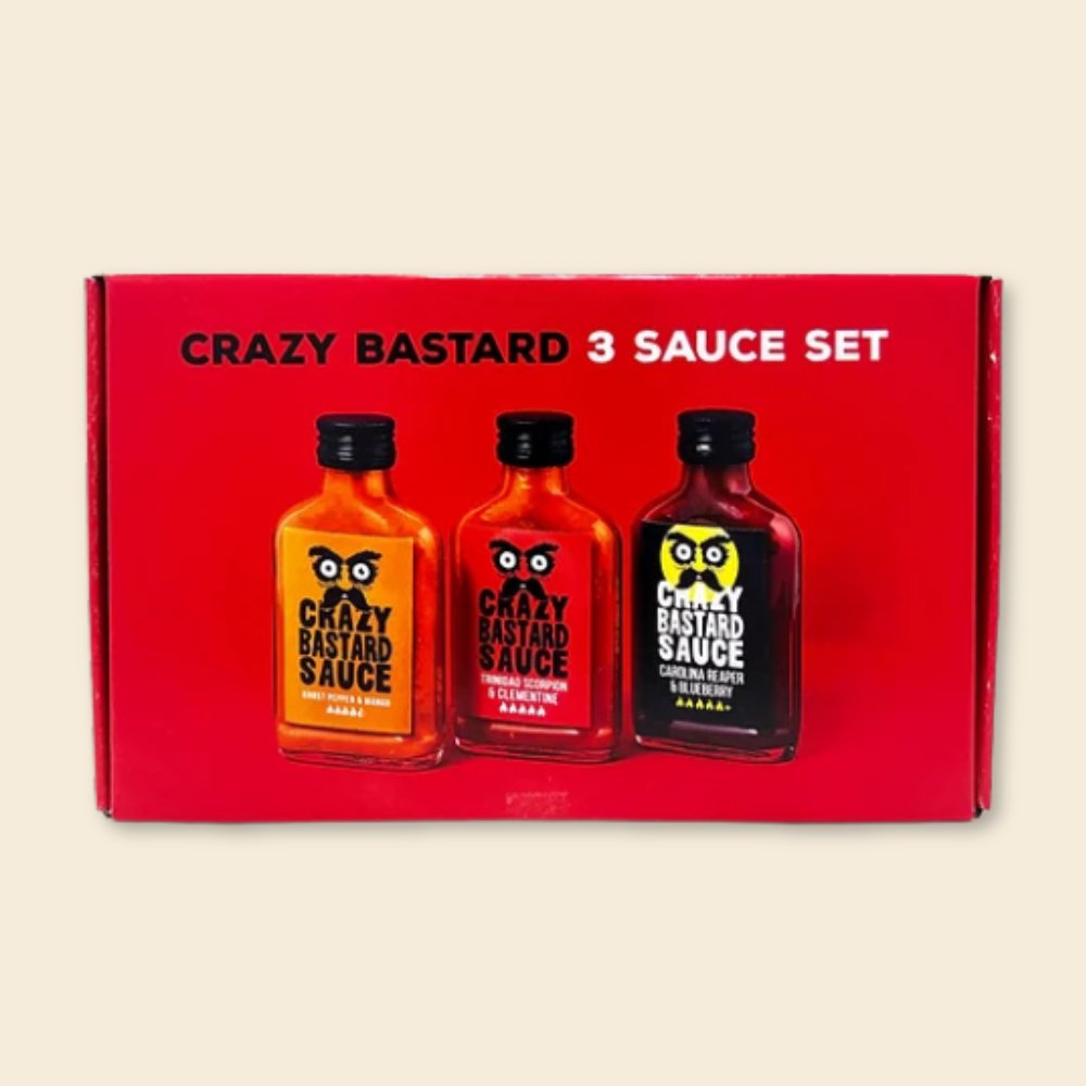 Crazy Bastard 3 Saucen Set scharf