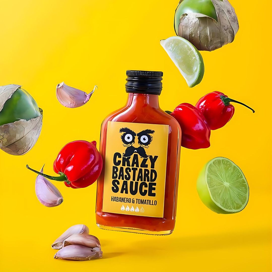 Crazy Bastard Sauce Habanero & Tomatillo 100ml