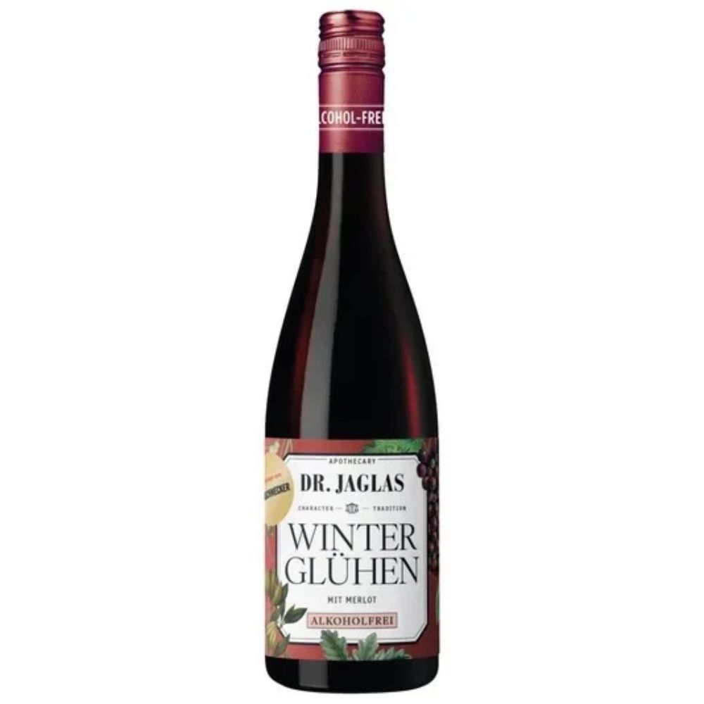 Dr.Jaglas Winter Glühen alkoholfreier Rotwein in Flasche, 0,7 l