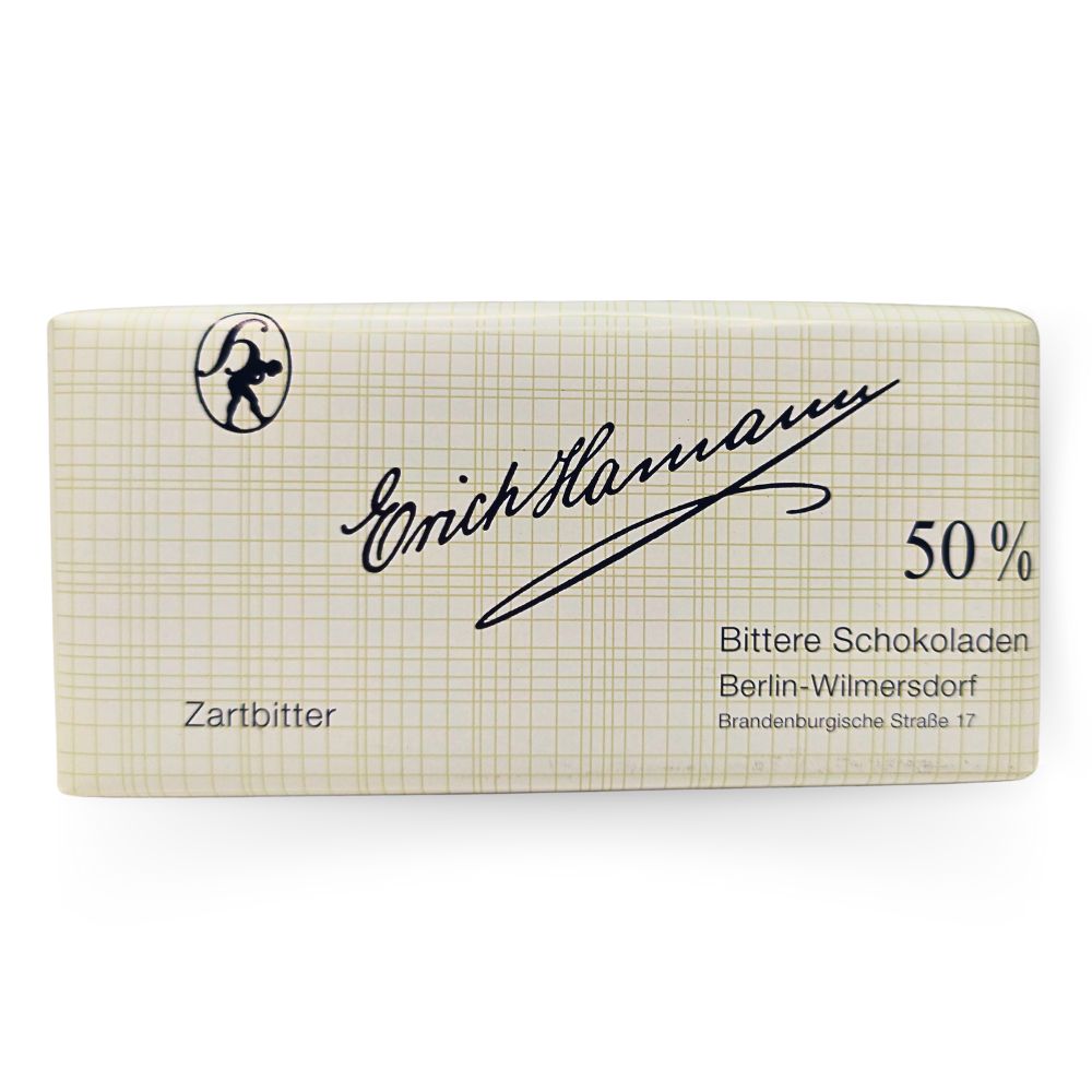 Erich Hamann Tafel 100g Zartbitter 50% Kakao