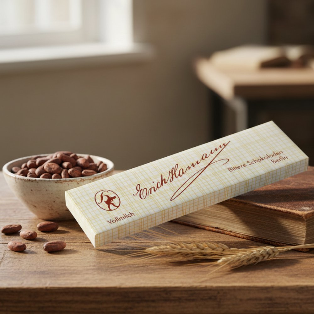Erich Hamann hauchdünne Platten Vollmilch 100g