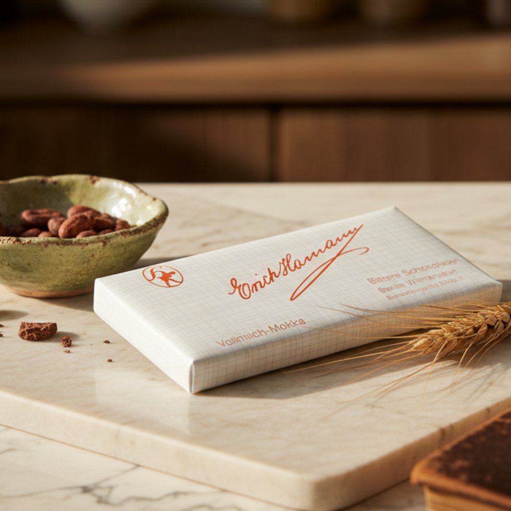 Erich Hamann Tafel 100g Vollmilch-Mocca 34% Kakao
