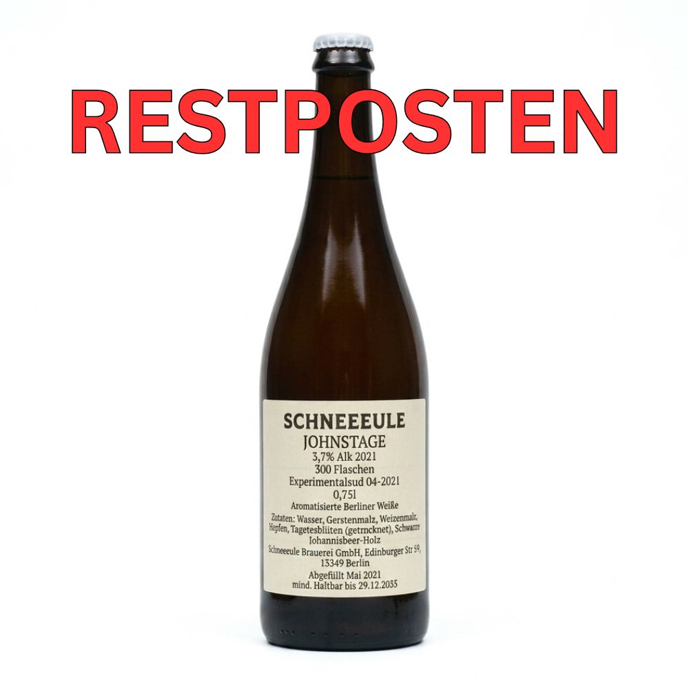 Schneeeule Berliner Weisse Johns Tage 0,75l