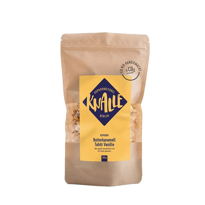 Knalle Popcorn Butterkaramell Tahiti-Vanille 100g