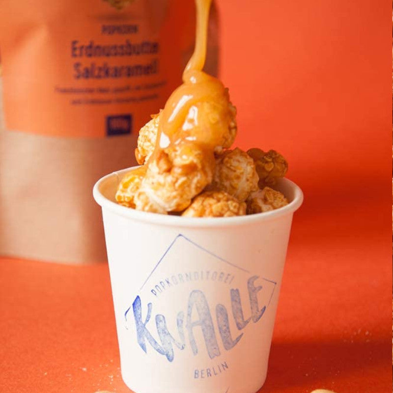 KNALLE Popcorn Peanutbutter Salzkaramell 40g