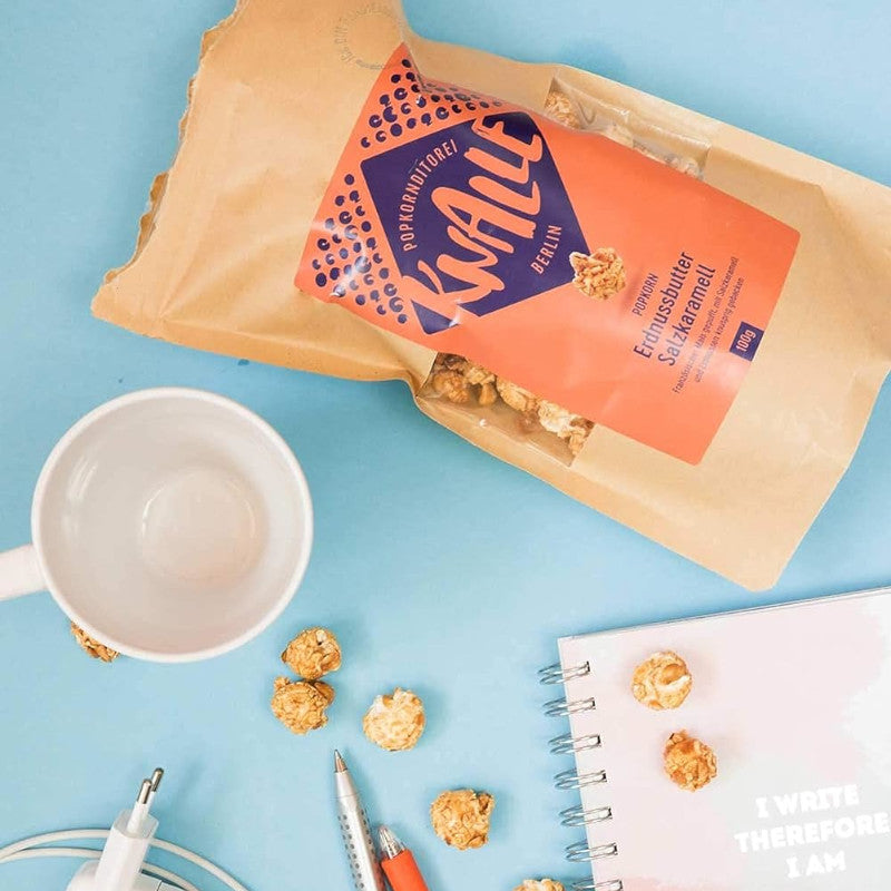 KNALLE Popcorn Peanutbutter Salzkaramell 40g