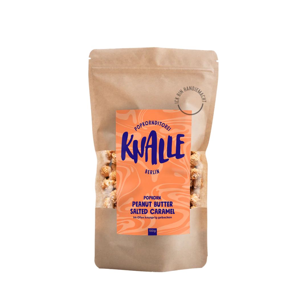 KNALLE Popcorn Peanutbutter Salzkaramell 40g