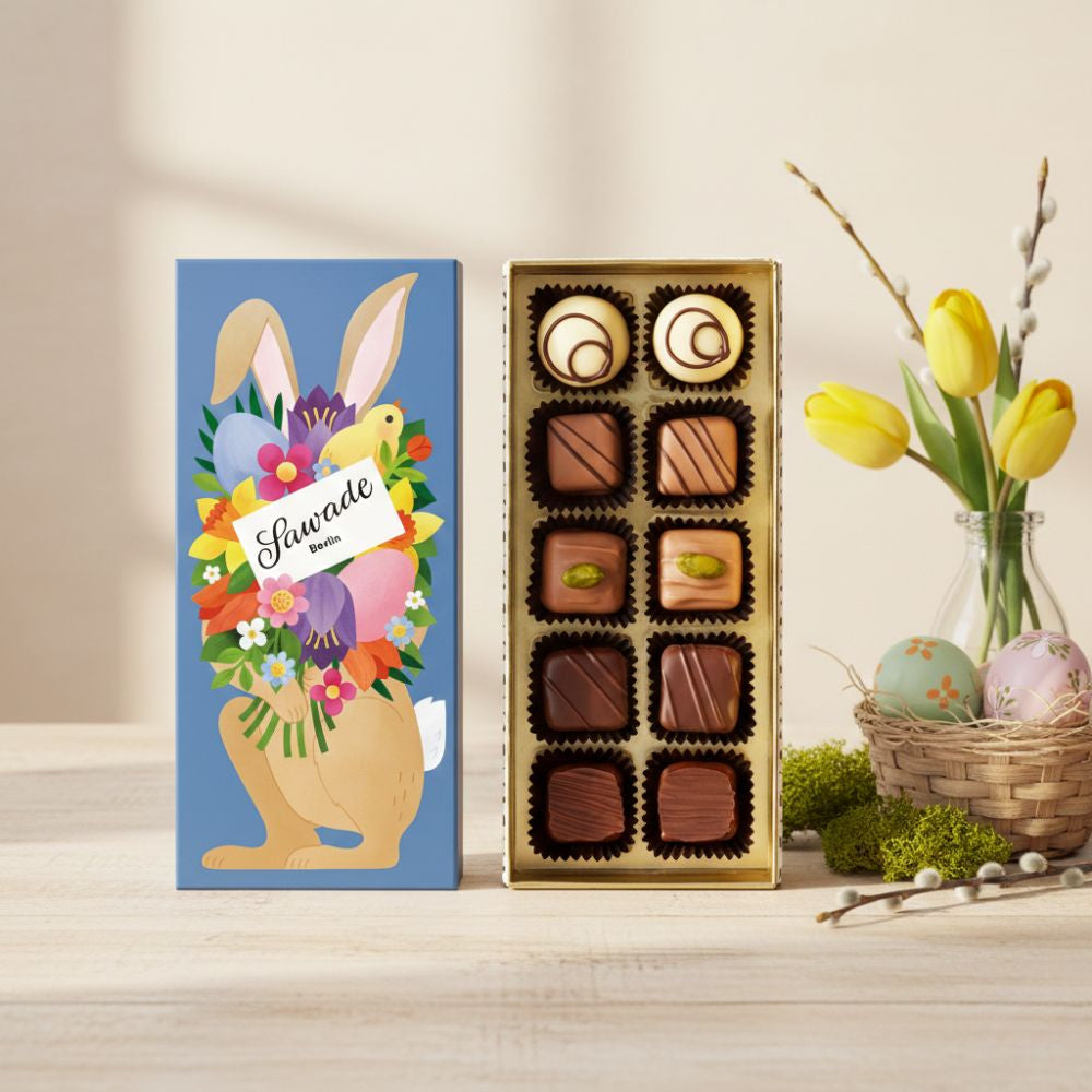 Sawade Pralinenschachtel Osterhase alkoholfrei 115g