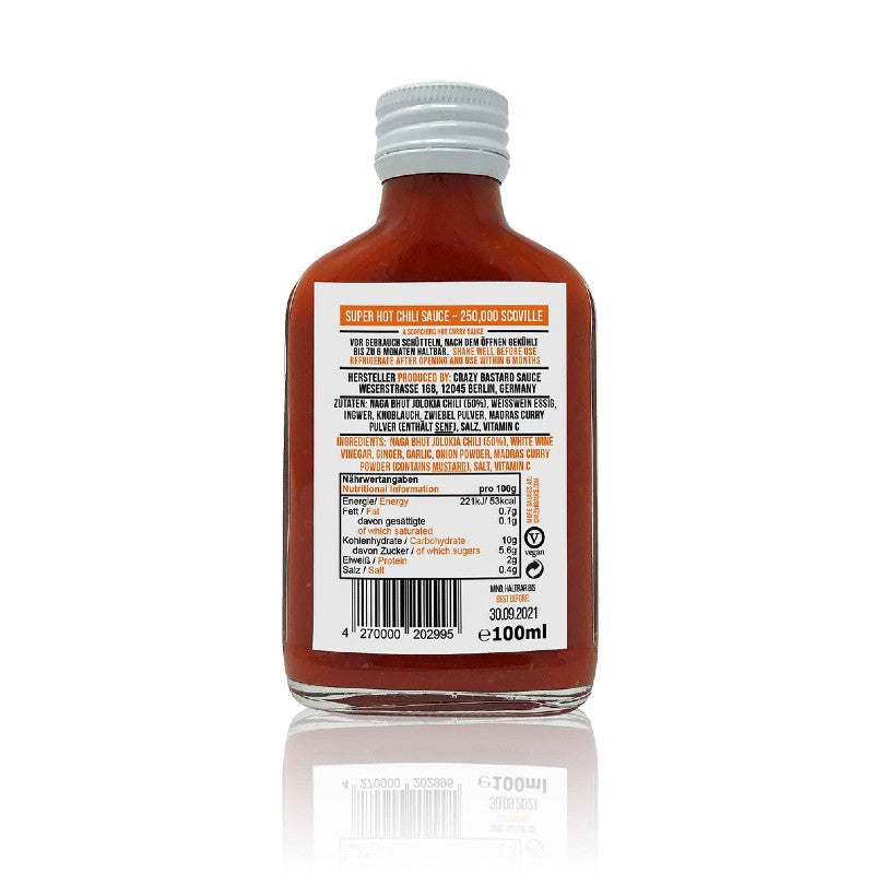 Crazy Bastard Sauce Superhot Naga 100ml