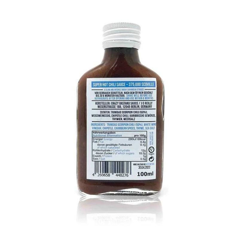 Crazy Bastard Sauce Superhot Scorpion 100ml