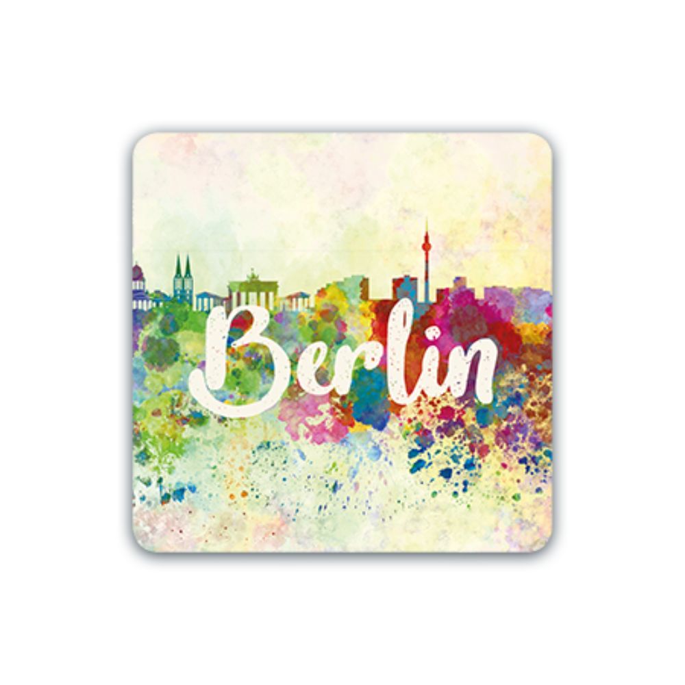 Untersetzer Berlin in bunt