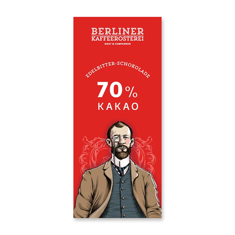 BKR Classic Line Edelbitter-Schokolade 70% Kakao 100g