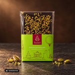 Reichert Zartbitter-Schokolade mit Pistazien 59%, 95 g, Tafel mit Pistazienstückchen