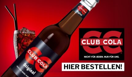 Club Cola - War gut. Ist gut. Bleibt gut. Hier bestellen!