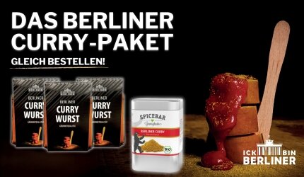 Ick bin Berliner - Currywurst im Glas & Spicebar Currypulver