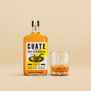 CUATE Rum 05 40,2%vol. 0,2l Miniflasche von The Liquor...