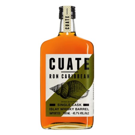 CUATE Rum Islay Whisky Cask 45,7%vol. 0,7l