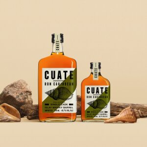 CUATE Rum Islay Whisky Cask 45,7%vol. 0,2l