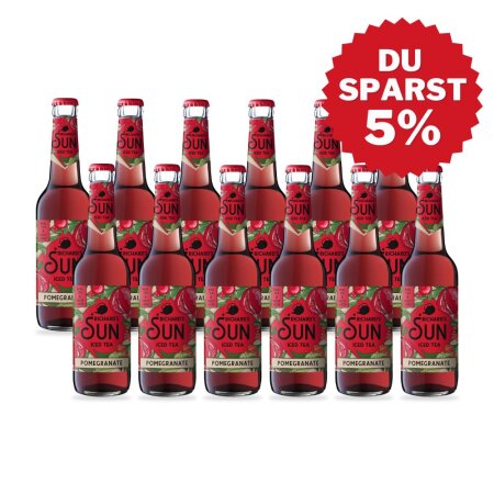 12 Flaschen Pomegranate 0,33l der Berliner Manufaktur Richard`s SUN