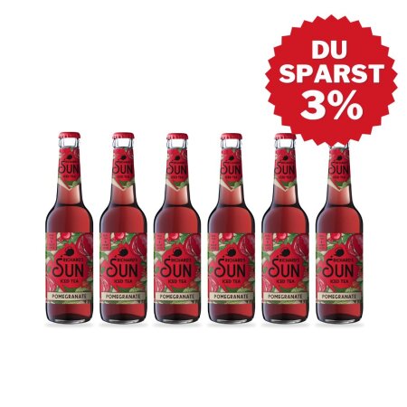 6 Flaschen Pomegranate 0,33l der Berliner Manufaktur Richard`s SUN