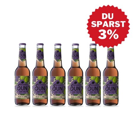 6 Flaschen Acai &amp; Lime 0,33l der Berliner Manufaktur Richard`s SUN